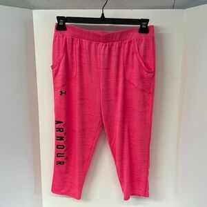 Under Armour Youth XL Pink Capri Pants